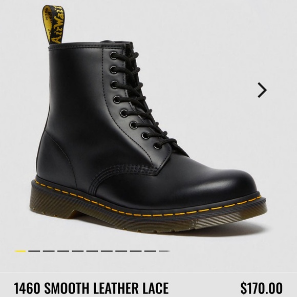 Dr. Marten Leather Combat Boots - Picture 5 of 5